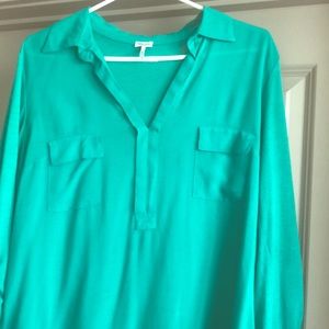 Splendid green/teal 3/4 sleeve tee
